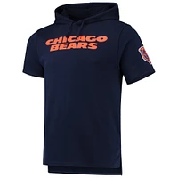 Men's Mitchell & Ness Navy Chicago Bears Game Day Hoodie T-Shirt