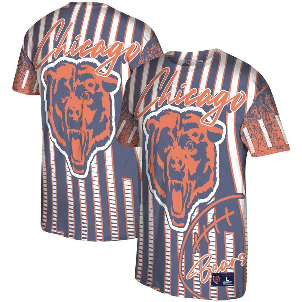 Men's Mitchell & Ness Navy Chicago Bears Jumbotron Shorts