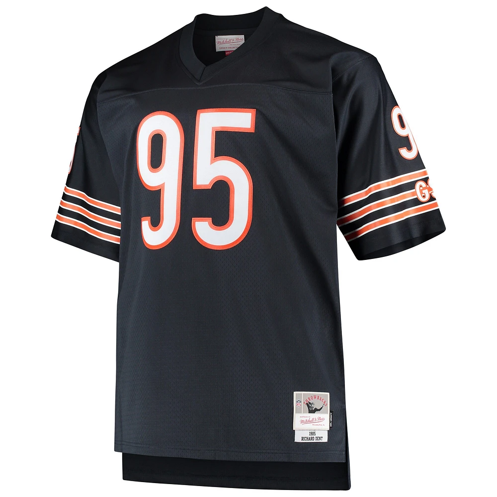 Men's Mitchell & Ness Richard Dent Navy Chicago Bears Big Tall 1985 Retired Player Replica Jersey