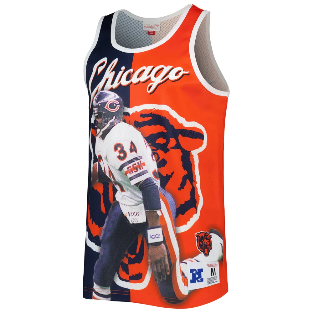 Mitchell & Ness Men's Mitchell & Ness Walter Payton Navy/Orange