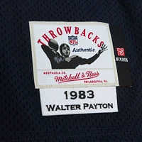 Maillot de joueur retraité authentique Throwback 1983 Mitchell & Ness Walter Payton Navy Chicago Bears pour hommes