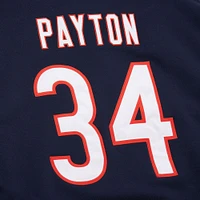 Sweat à capuche pour homme Mitchell & Ness Walter Payton bleu marine avec nom et numéro de joueur retraité des Chicago Bears