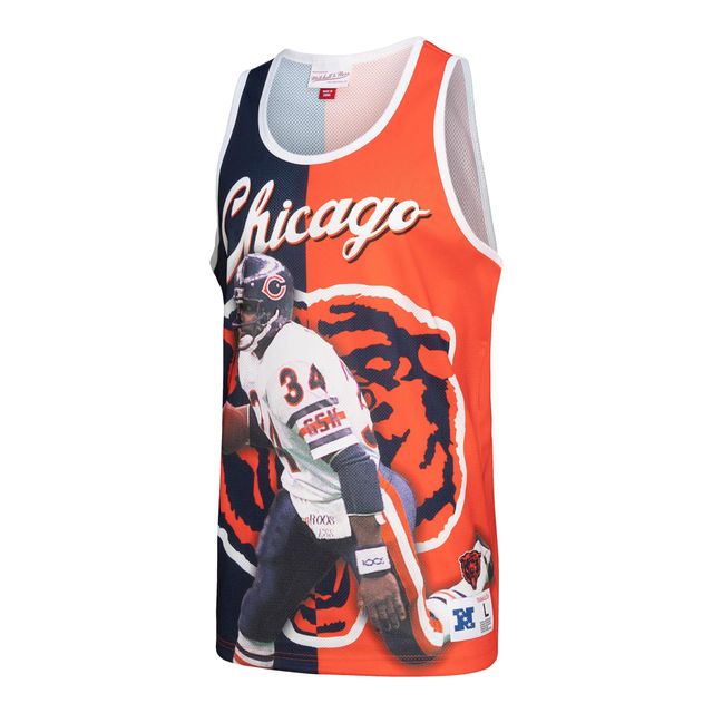 Youth Mitchell & Ness Walter Payton Navy/Orange Chicago Bears