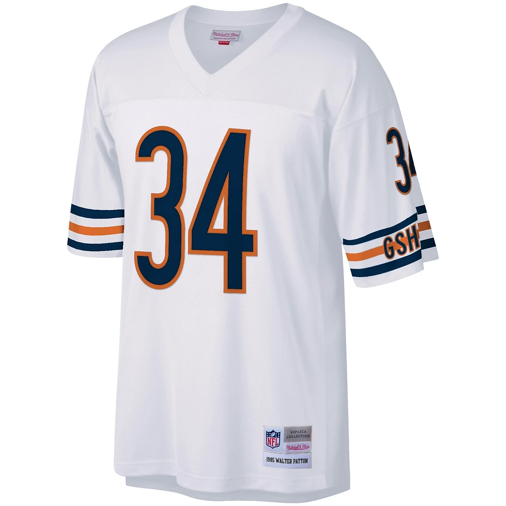 Men's Mitchell & Ness Walter Payton White Chicago Bears Retired Player Replica - Jersey