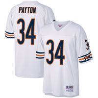 Men's Mitchell & Ness Walter Payton White Chicago Bears Retired Player Replica - Jersey