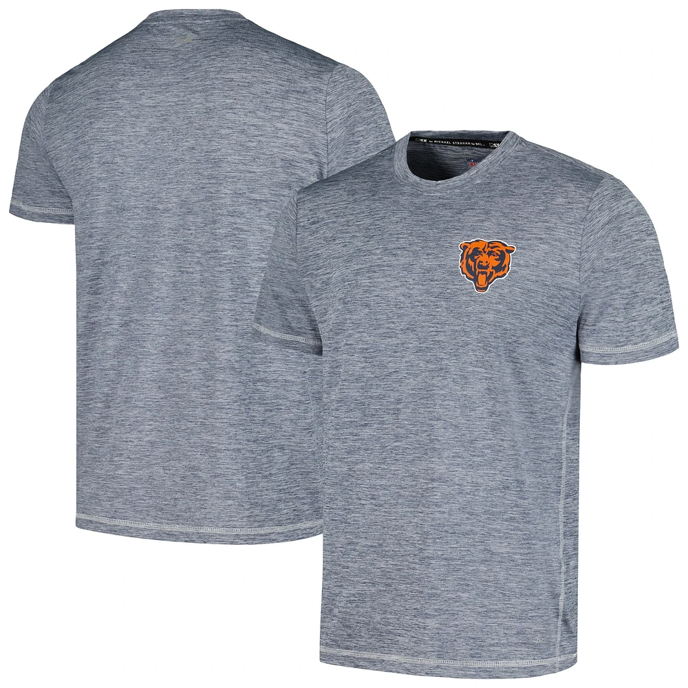 T-shirt bleu marine MSX by Michael Strahan pour hommes, Chicago Bears Motion Space-Dye