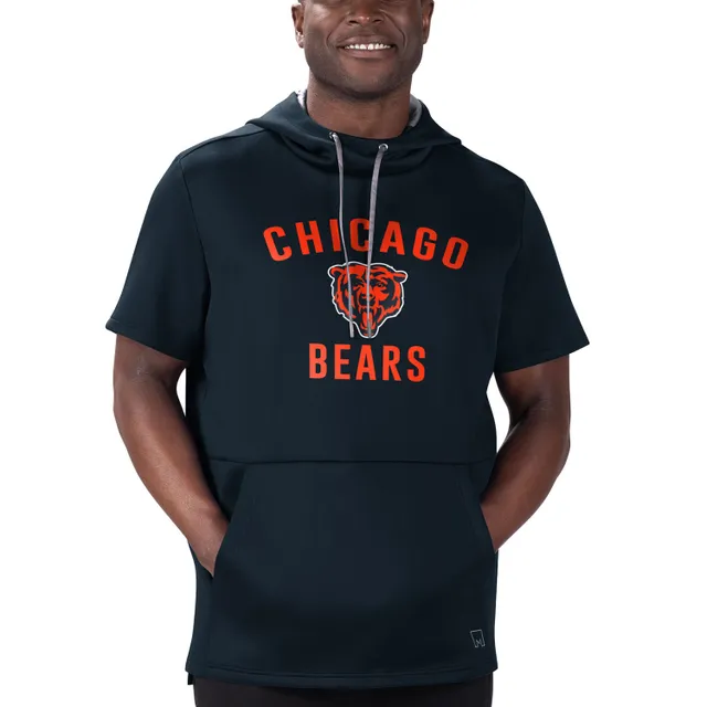 Antigua Men's Navy Chicago Bears Victory Pullover Hoodie