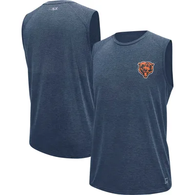 Chicago Bears MSX by Michael Strahan Warm Up Sleeveless T-Shirt - Navy