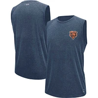 Men's MSX by Michael Strahan Navy Chicago Bears Warm Up Sleeveless T-Shirt