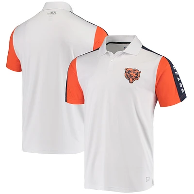 Men's MSX by Michael Strahan Navy/Orange Denver Broncos Challenge Color Block Performance Polo Size: Small