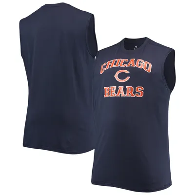 Chicago Bears Big & Tall Muscle Tank Top - Navy