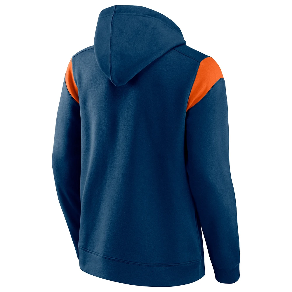 Sweat à capuche bleu marine pour homme Chicago Bears Call The Shot