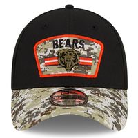 Men's New Era Black/Camo Chicago Bears 2021 Salute To Service