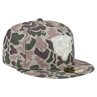 Men's New Era  Chicago Bears Geo Camo 59FIFTY Fitted Hat