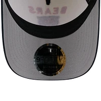 Men's New Era Cream/Navy Chicago Bears 2025 NFL Draft 9FORTY M-Crown A-Frame Adjustable Hat