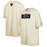 T-shirt New Era crème Chicago Bears 2023 NFL Draft Big & Tall pour homme