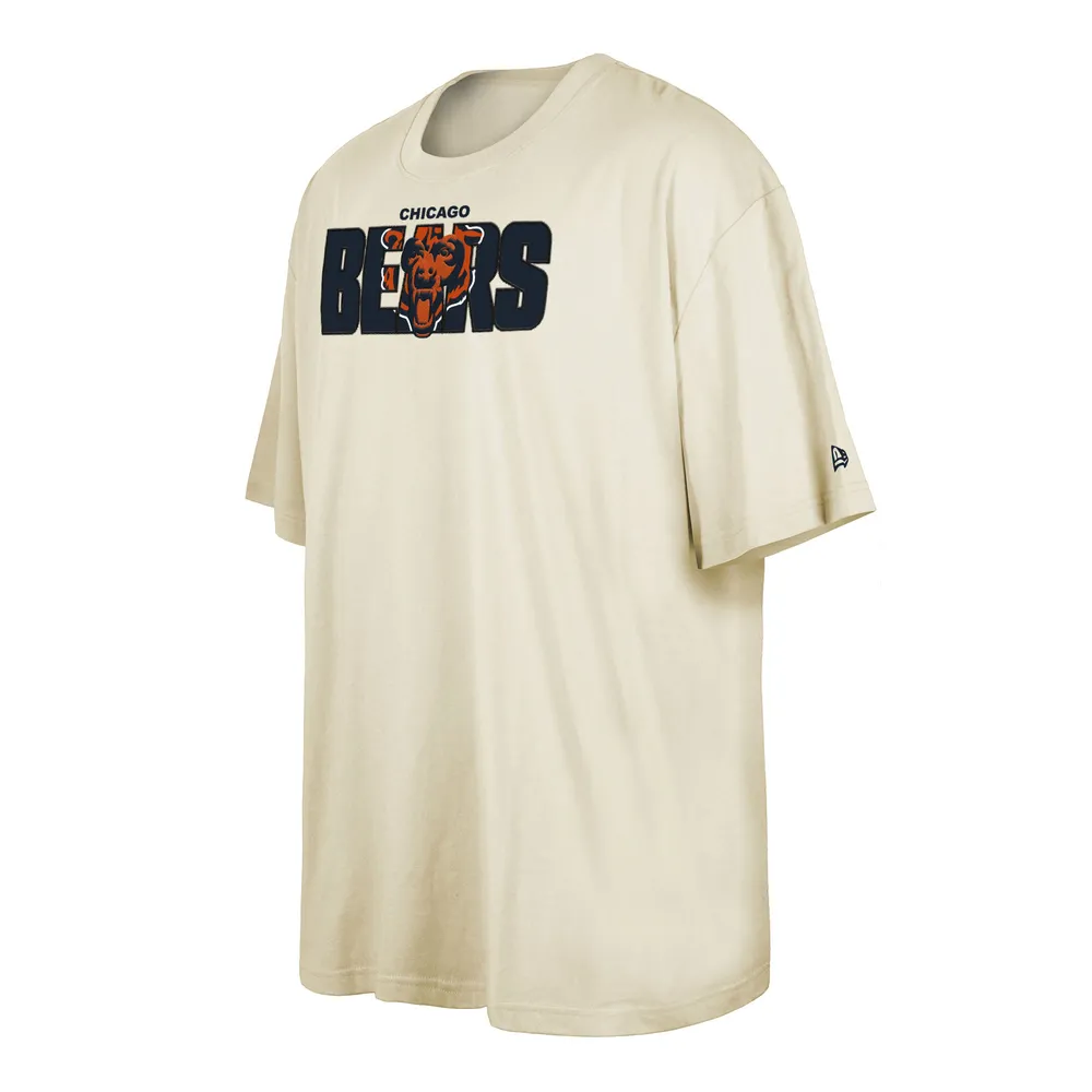 T-shirt New Era crème Chicago Bears 2023 NFL Draft Big & Tall pour homme