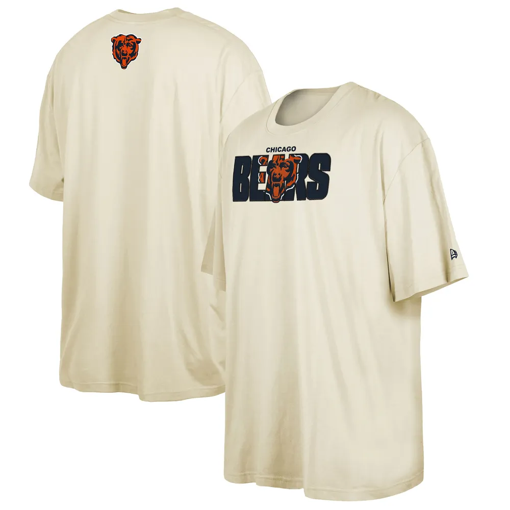 T-shirt New Era crème Chicago Bears 2023 NFL Draft Big & Tall pour homme