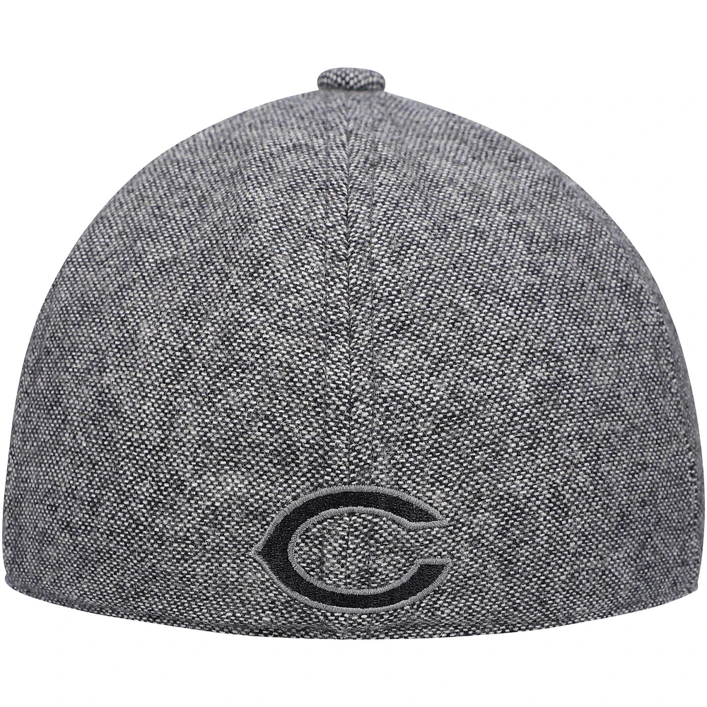 Men's New Era Gray Chicago Bears Peaky Duckbill Fitted Hat