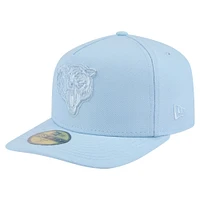 Men's New Era Light Blue Chicago Bears Color Pack A-Frame 59FIFTY Fitted Hat