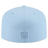 Men's New Era Light Blue Chicago Bears Color Pack A-Frame 59FIFTY Fitted Hat
