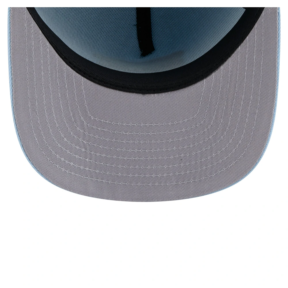 Men's New Era Light Blue Chicago Bears Color Pack A-Frame 59FIFTY Fitted Hat