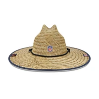 Men's New Era Natural Chicago Bears NFL Training Camp Official Straw Lifeguard Hat