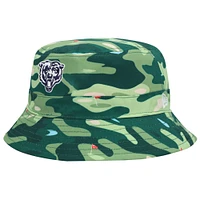 Bob réversible New Era pour homme Chicago Bears bleu marine/camouflage