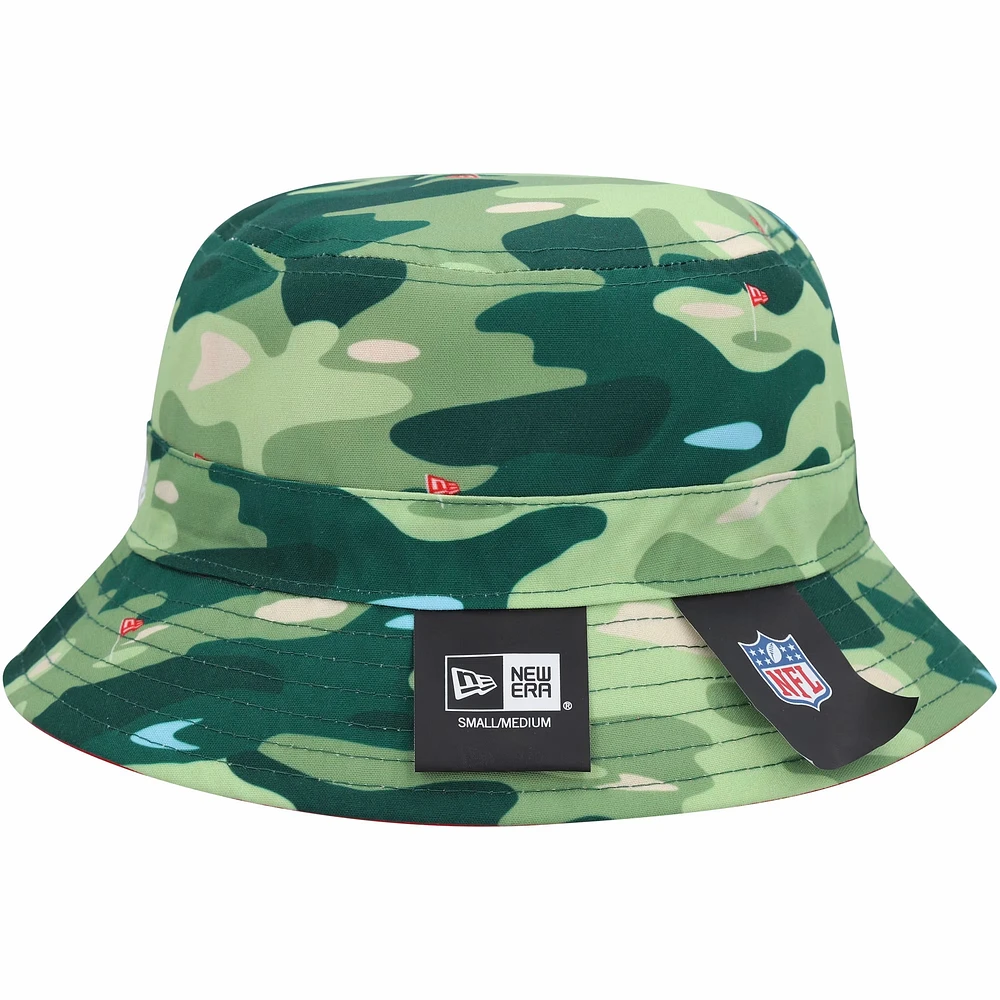 Men's New Era Navy/Camo Chicago Bears Reversible Bucket Hat