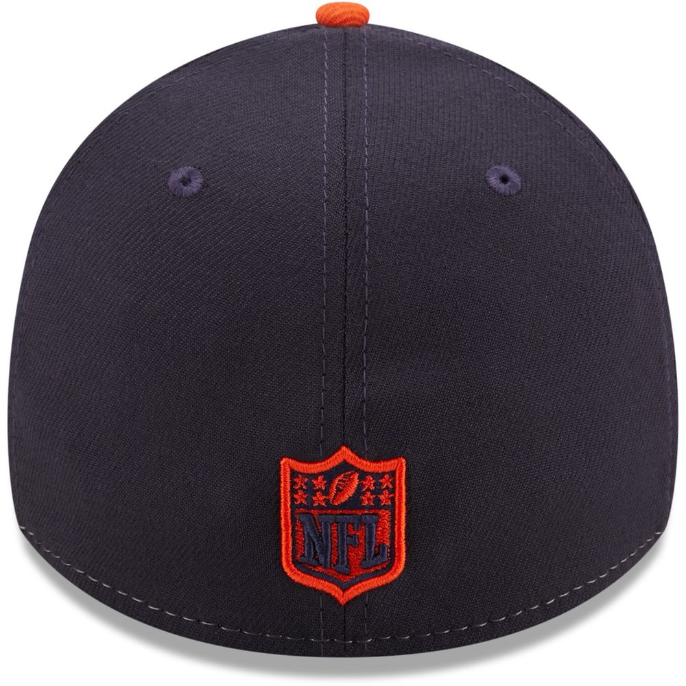 Men's New Era Navy/Orange Chicago Bears Surge 39THIRTY - Flex Hat