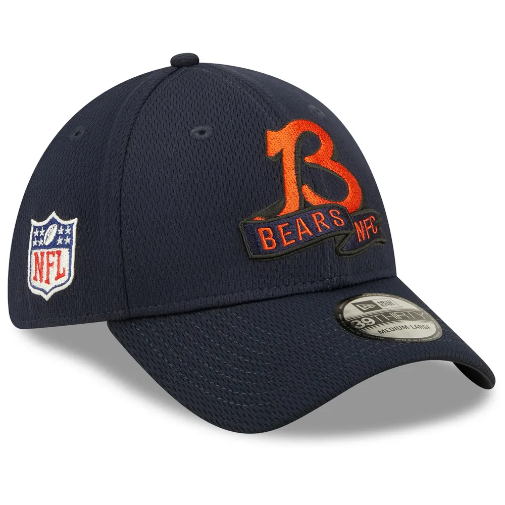 Chicago Bears Men’s Orange 2022 New Era 39THIRTY Sideline Official Coach Flex Fit Hat