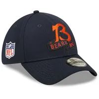 New Era Navy Chicago Bears 2021 NFL Sideline Home B 39THIRTY Flex Hat