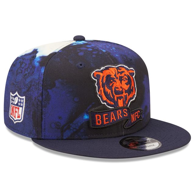 Casquette Chicago Bears 2022 Sideline - 9FIFTY Ink Dye Snapback pour homme New Era crème