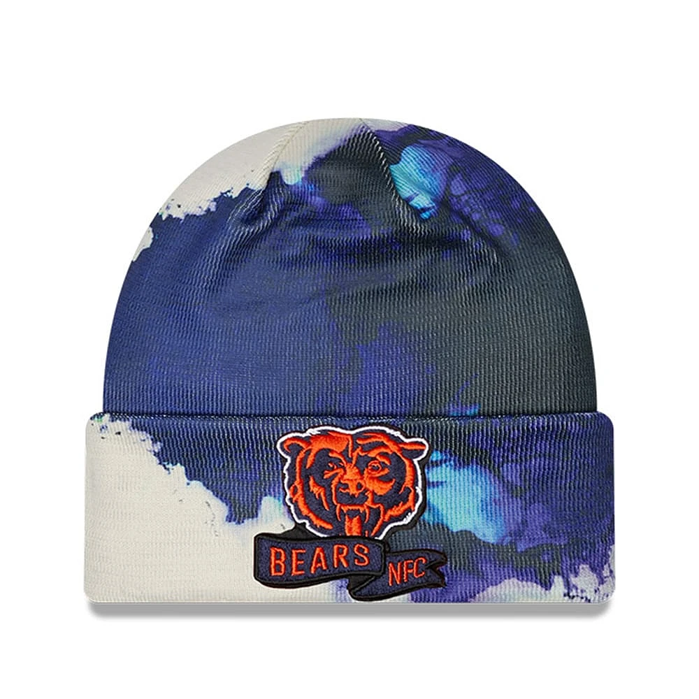 NWE BEARS NAVY HEAD 22 NFL SIDELINE INK DYE CUFFED KNIT. HATMNNPM