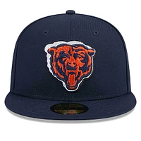 Casquette ajustée 59FIFTY NFL Draft 2024 New Era pour hommes, bleu marine, Chicago Bears