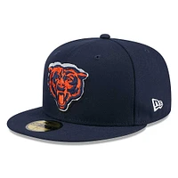 Casquette ajustée 59FIFTY NFL Draft 2024 New Era pour hommes, bleu marine, Chicago Bears
