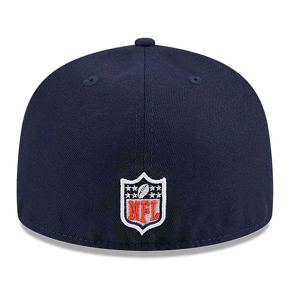 Casquette ajustée 59FIFTY NFL Draft 2024 New Era pour hommes, bleu marine, Chicago Bears