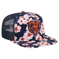 Men's New Era Navy Chicago Bears Adventure Pattern Golfer Snapback Hat