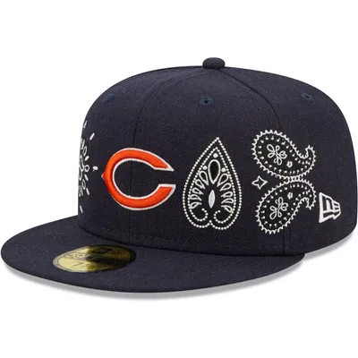 Chicago Bears New Era Bandana 59FIFTY Fitted Hat - Navy