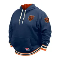 Men's New Era Navy Chicago Bears Big Tall NFL Pullover