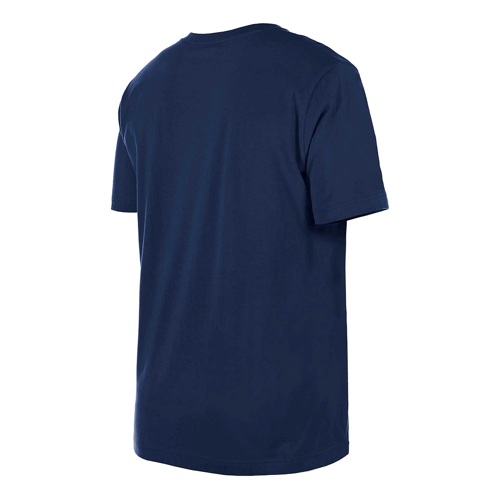 T-shirt bleu marine New Era pour homme avec équipe de la ville des Chicago Bears