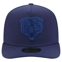 Men's New Era Navy Chicago Bears Color Pack A-Frame 59FIFTY Fitted Hat