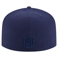Men's New Era Navy Chicago Bears Color Pack A-Frame 59FIFTY Fitted Hat