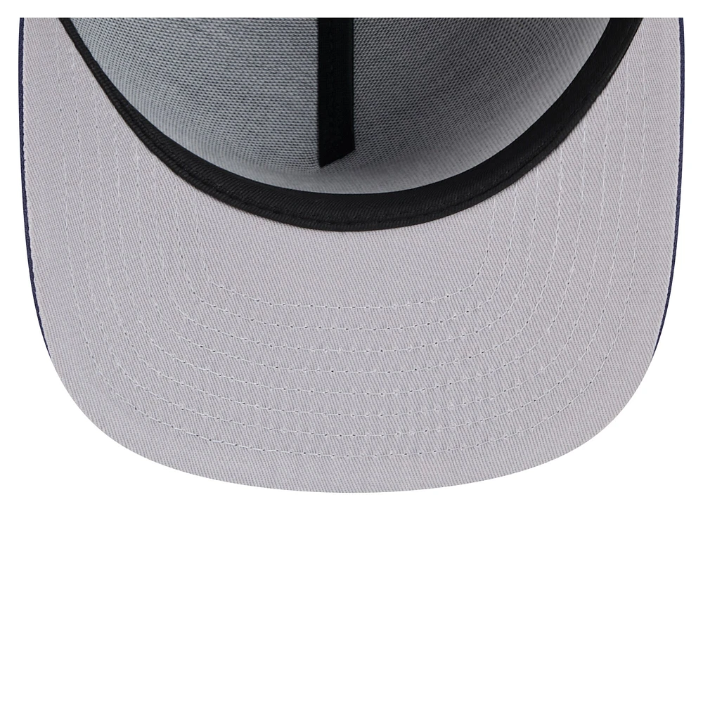 Men's New Era Navy Chicago Bears Color Pack A-Frame 59FIFTY Fitted Hat