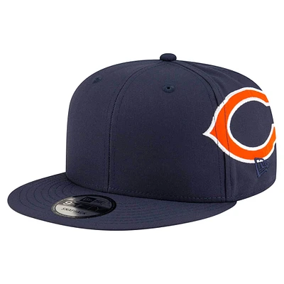 Casquette Snapback 9FIFTY Chicago Bears bleu marine New Era pour homme