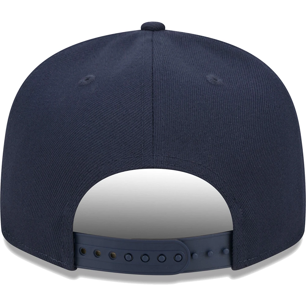 Casquette snapback 9FIFTY pour homme avec inscription principale des Chicago Bears New Era bleu marine