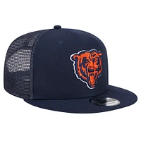 Casquette Snapback 9FIFTY Main Trucker des Chicago Bears New Era pour hommes