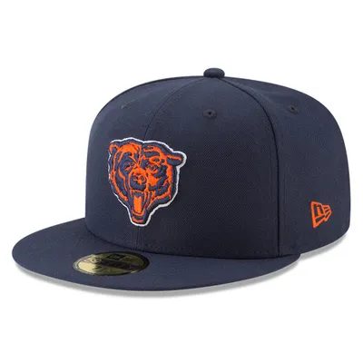 New Era Navy/Gold Chicago Bears 100th Anniversary 59FIFTY Fitted Hat