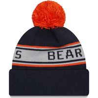 Men's New Era Navy Chicago Bears Repeat - Cuffed Knit Hat with Pom