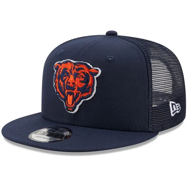 Men's New Era Navy/Orange Chicago Bears Flawless 9FIFTY Snapback Hat